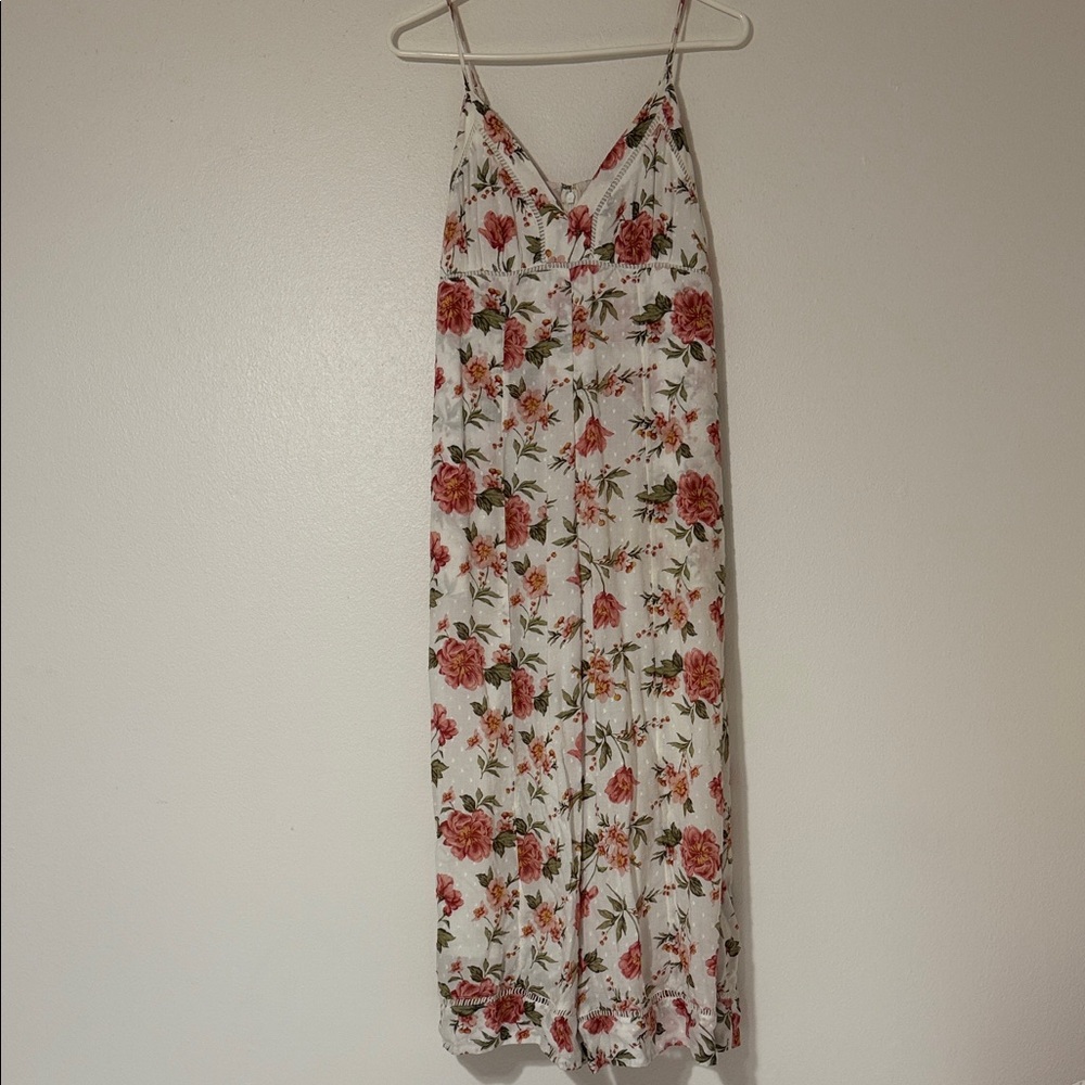 Floral Spaghetti Strap Jumpsuit